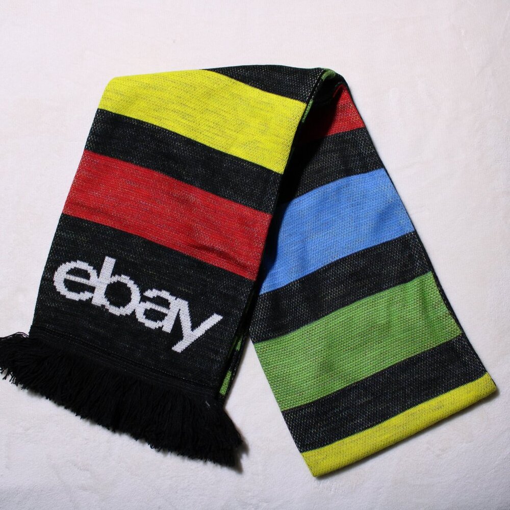 Ruffneck Reversable EBAY Branded Merch Scarf Ebay Open 2023 64" x 8"